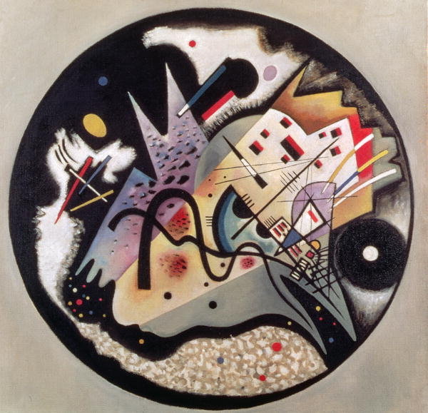Detail of In the Black Circle, 1923 by Wassily Kandinsky