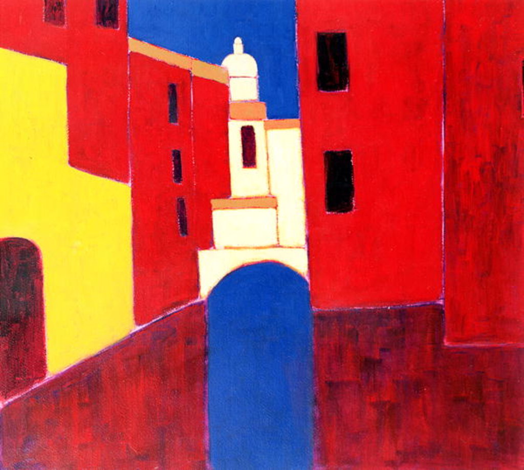 Detail of Rio in Cannaregio, Venice, 1999 by Eithne Donne