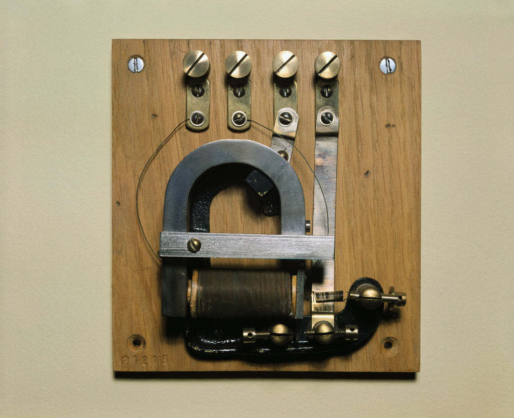 Detail of Marconi's Telegraph Relay by Anonymous