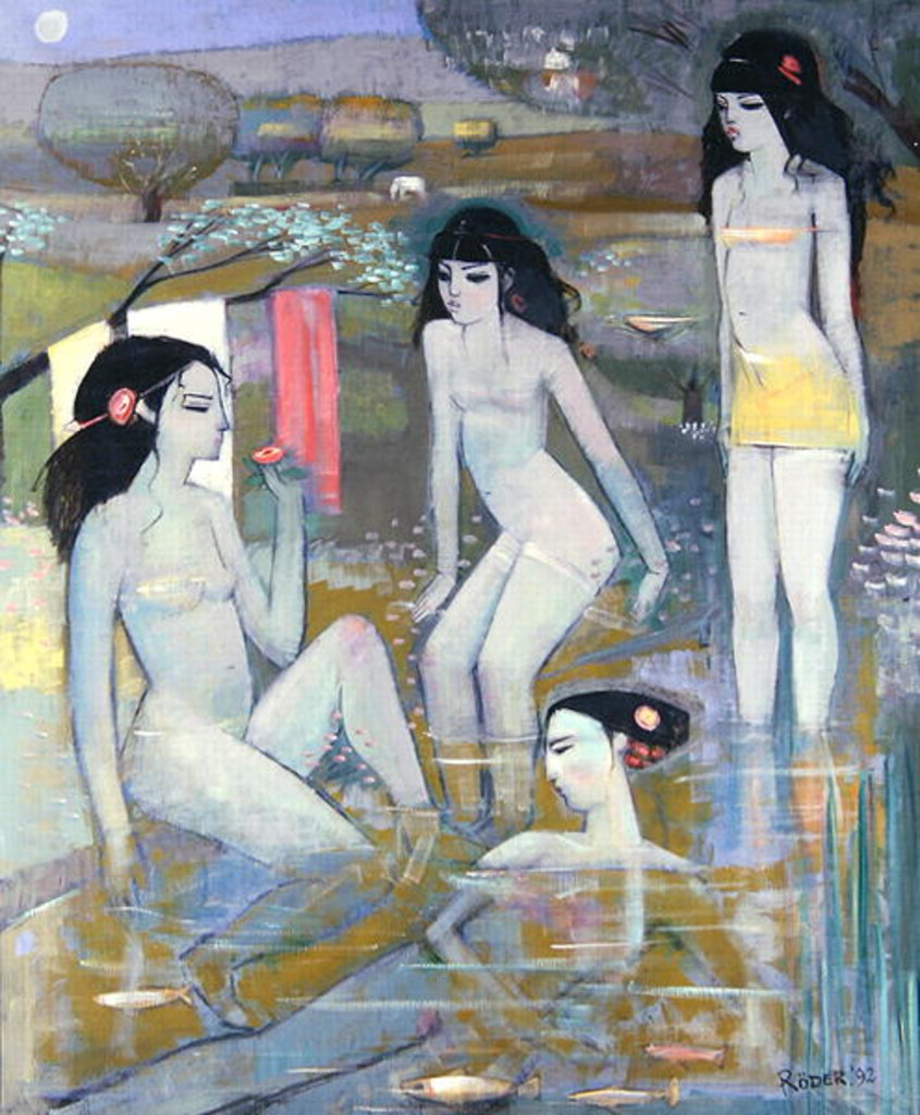 Detail of Indian Summer, 1992 by Endre Roder