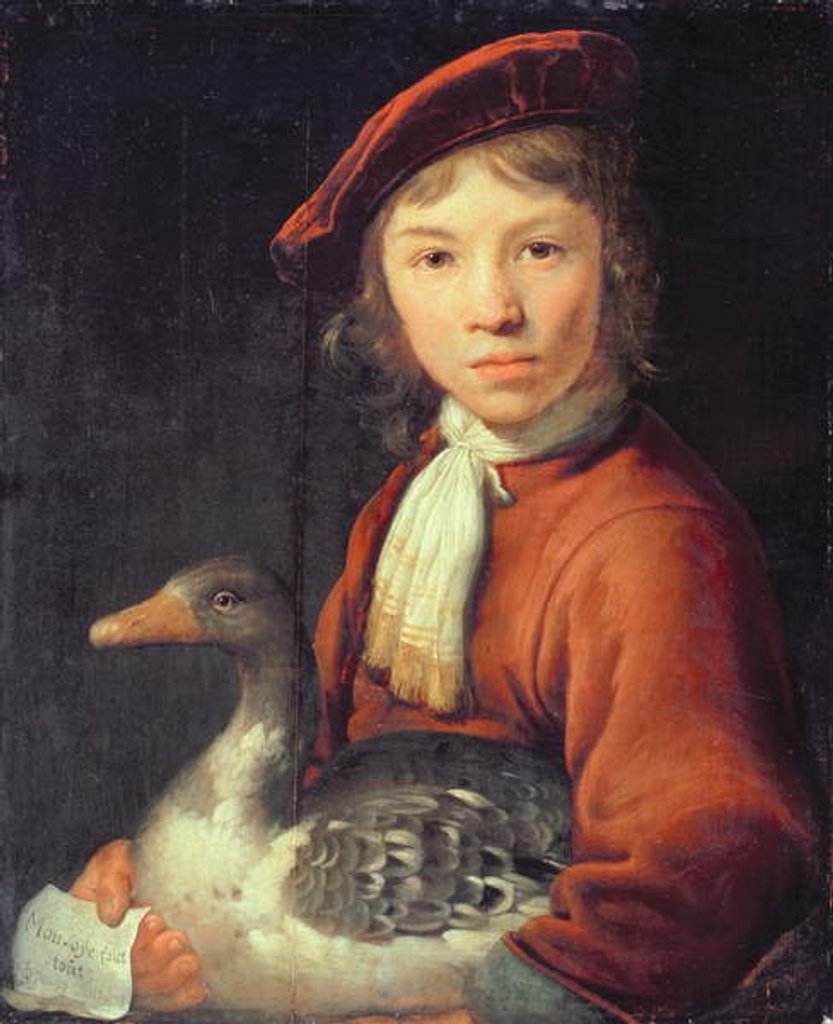Detail of Boy with a Goose by Jacob Gerritsz Cuyp