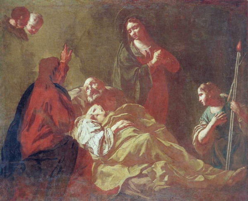 Detail of Death of St. Joseph, c.1740 by Giovanni Battista Piazzetta