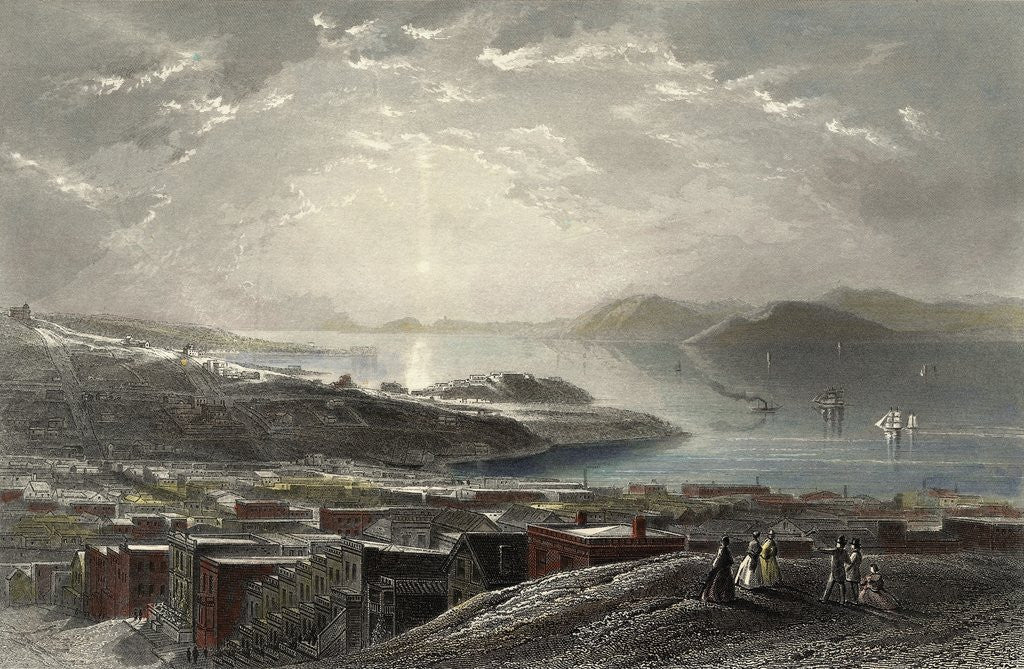 Detail of Golden Gate in California by Anonymous