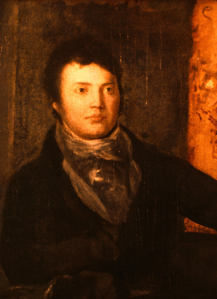 Detail of Portrait of Samuel T. Coleridge by Anonymous