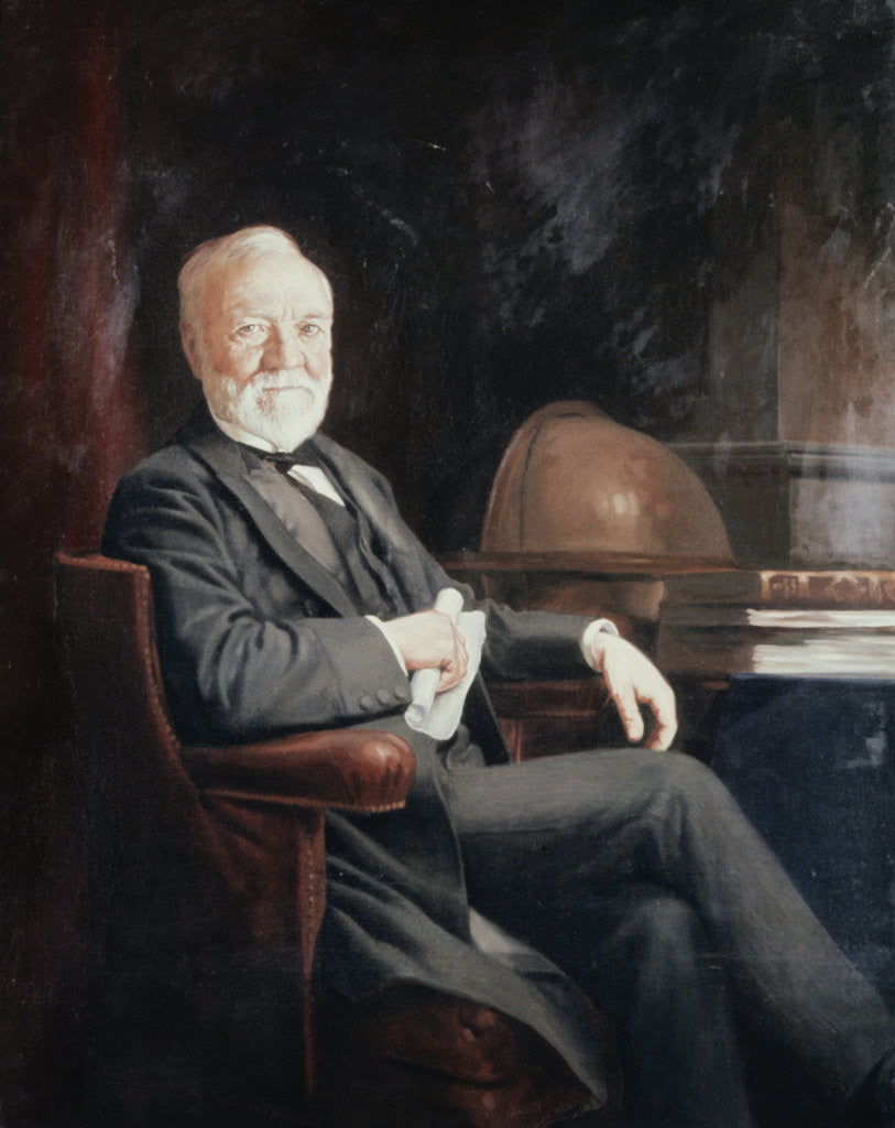 Detail of Andrew Carnegie in His Office by Anonymous