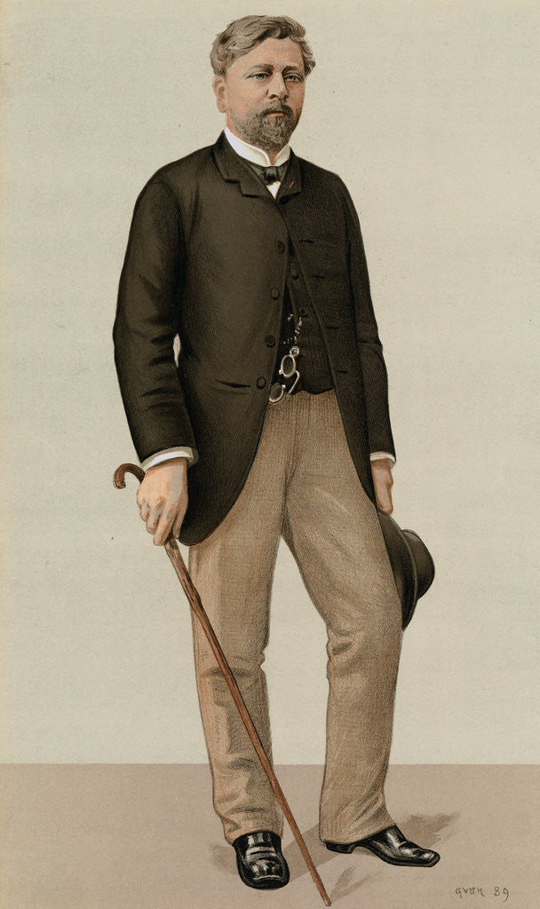 Detail of Portrait of Gustave Eiffel by Corbis
