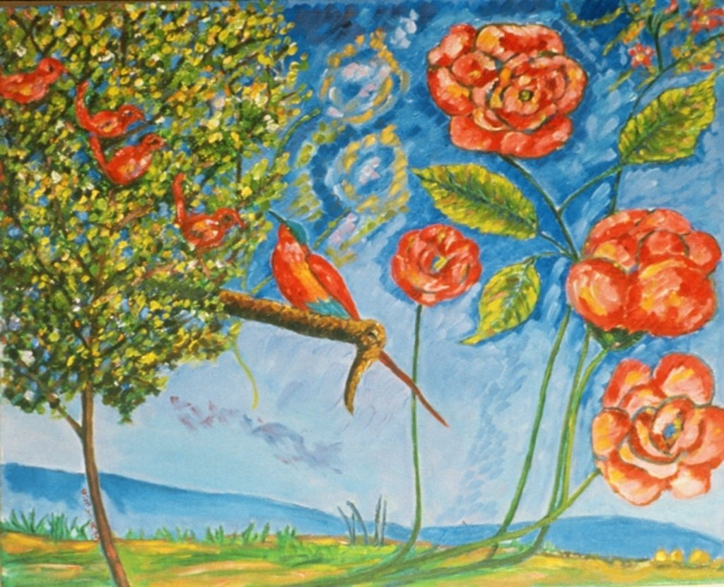 Detail of Four of a Kind by Patricia Eyre