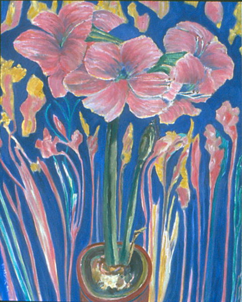 Detail of Amarylis by Patricia Eyre