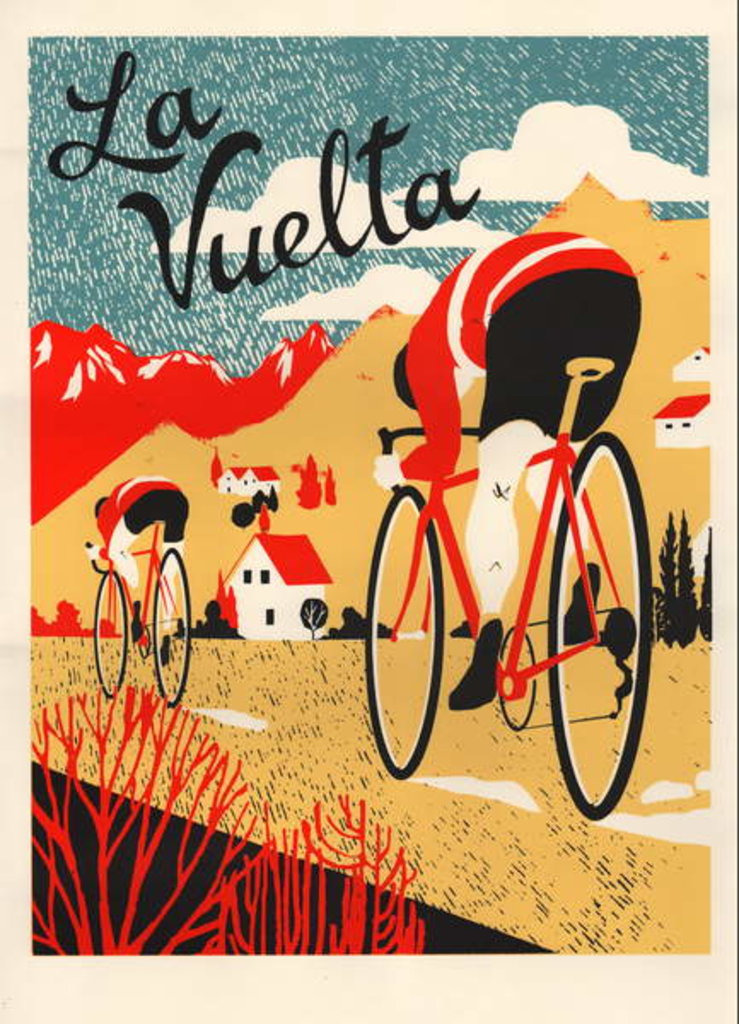 Detail of La Vuelta, 2015 by Eliza Southwood