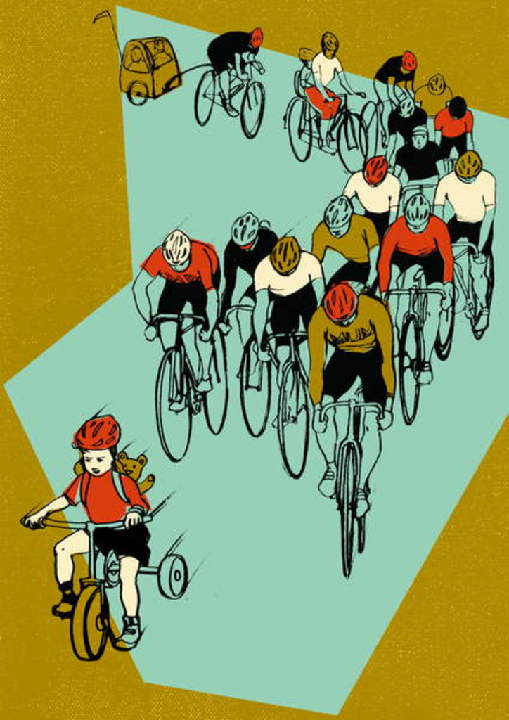 Detail of Family Race by Eliza Southwood