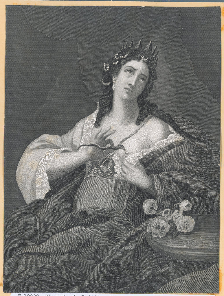 Detail of Cleopatra Poisoning Herself with Snake Venom by Anonymous