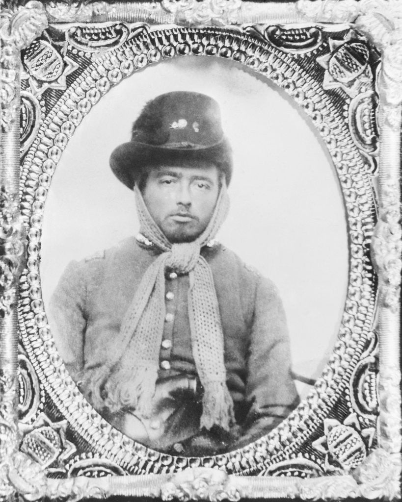 Detail of Confederate Army Captain George Hillyer by Anonymous