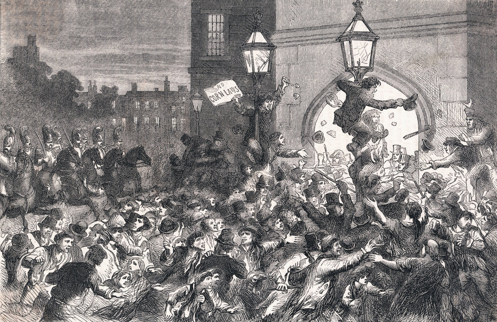 Detail of Citizens Rioting by Anonymous