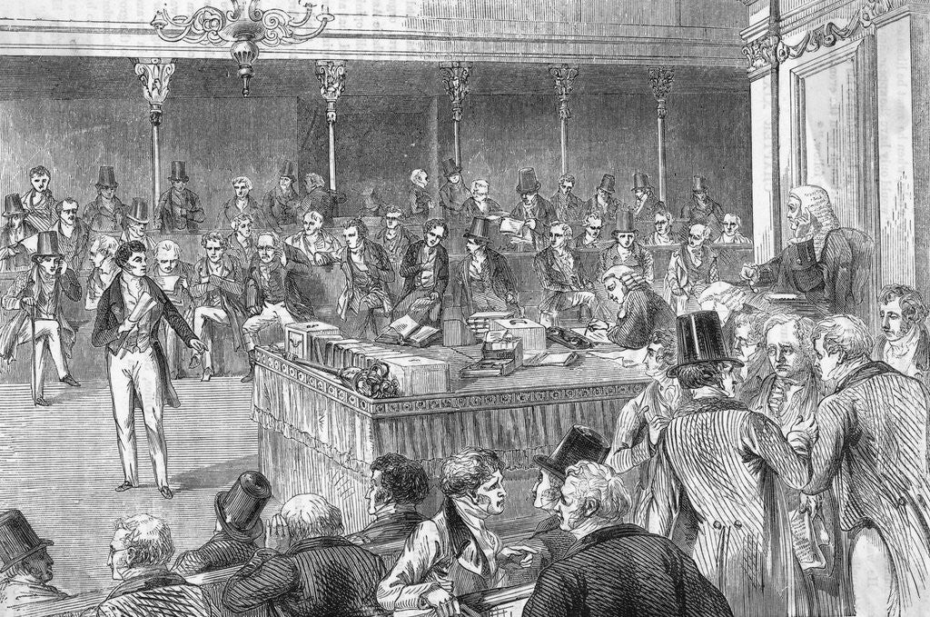 Detail of Lord John Russell Speaking by Anonymous