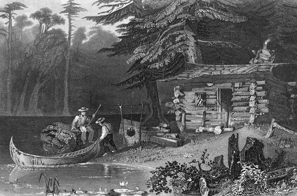 Detail of Shanty on Lake Chaudiere by Anonymous