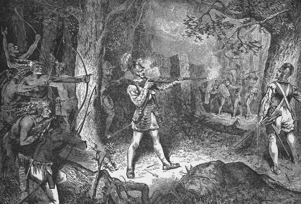 Detail of Scene from War of 1812 by Anonymous