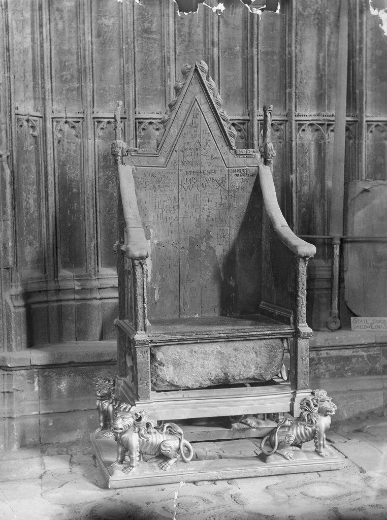 Detail of British Coronation Throne by Anonymous