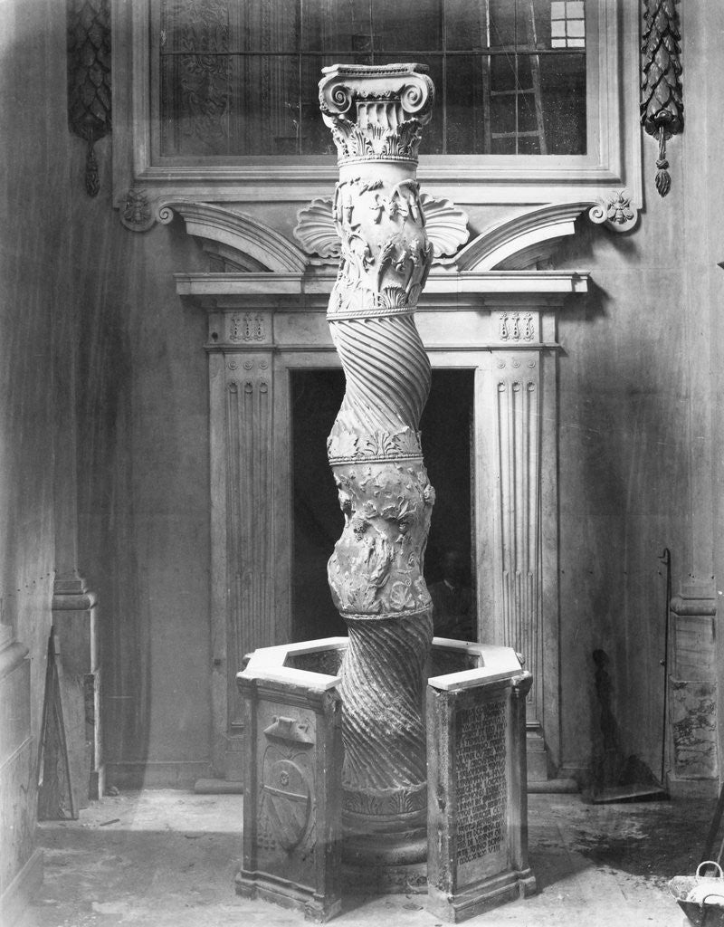 Detail of Ionic Column from Temple of Solomon by Anonymous