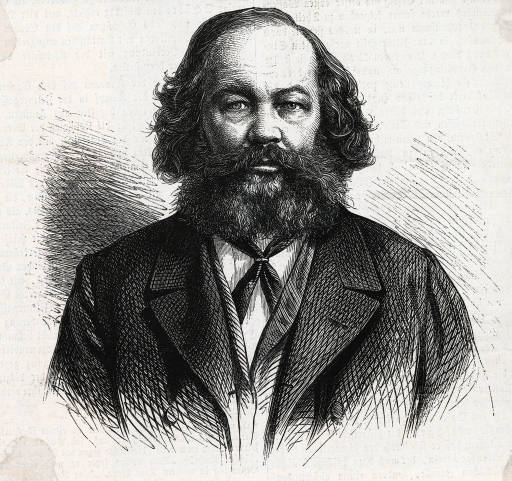 Detail of Russian Anarchist Bakunin by Anonymous