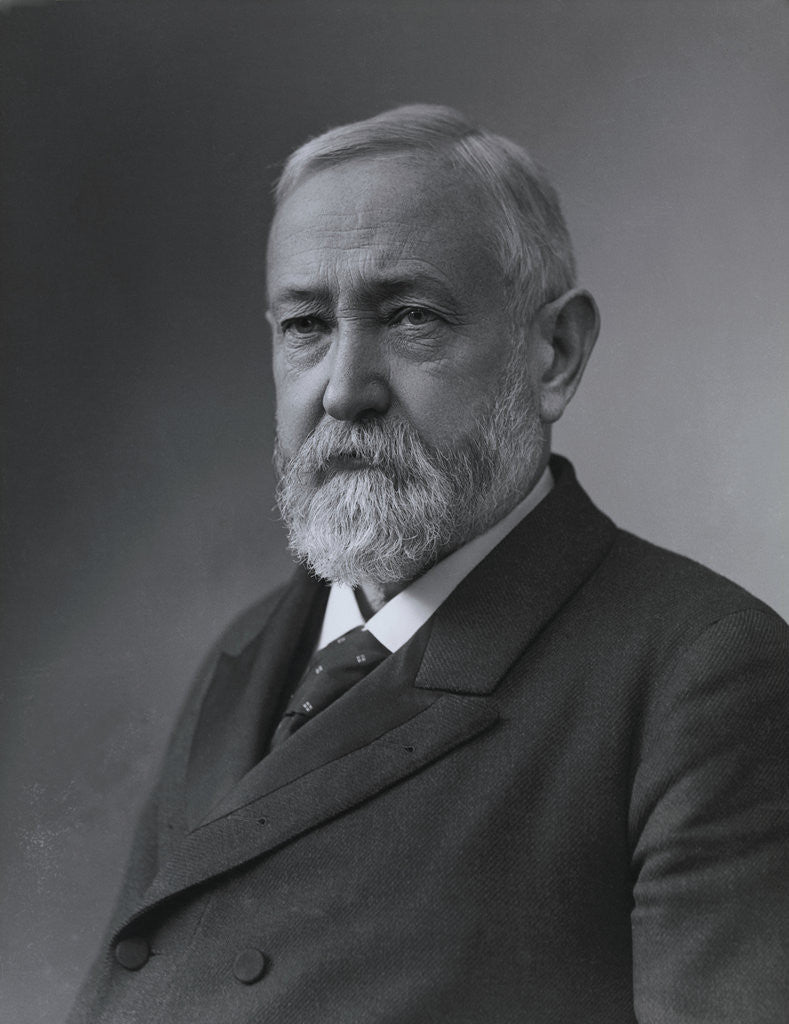 Detail of Pensive Portrait of President Benjamin Harrison by Anonymous