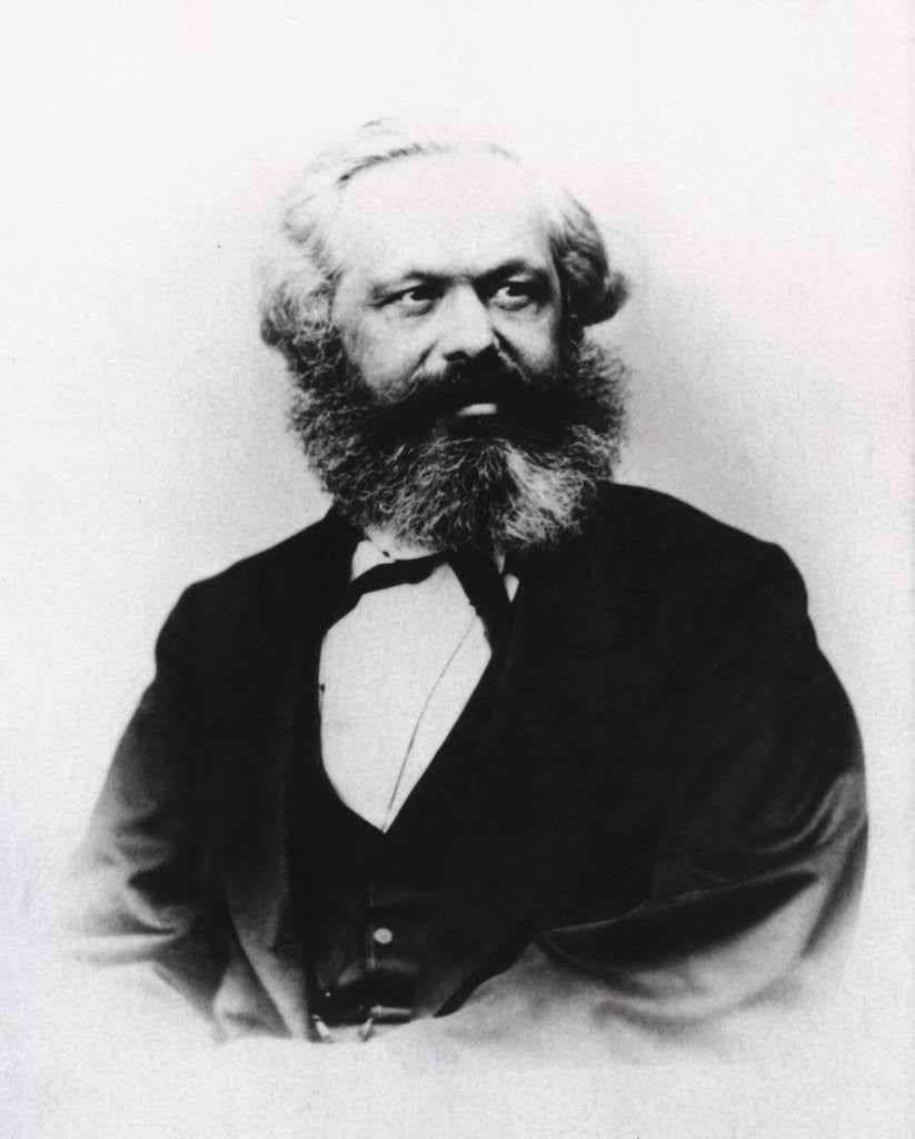 Detail of Karl Marx by Anonymous