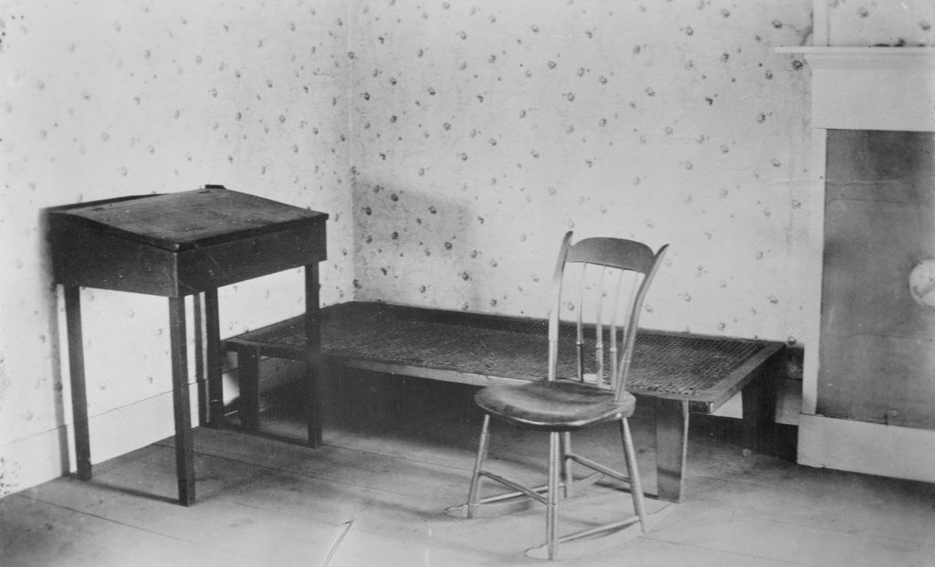 Detail of Interior Room with Henry David Thoreau's Furniture by Corbis
