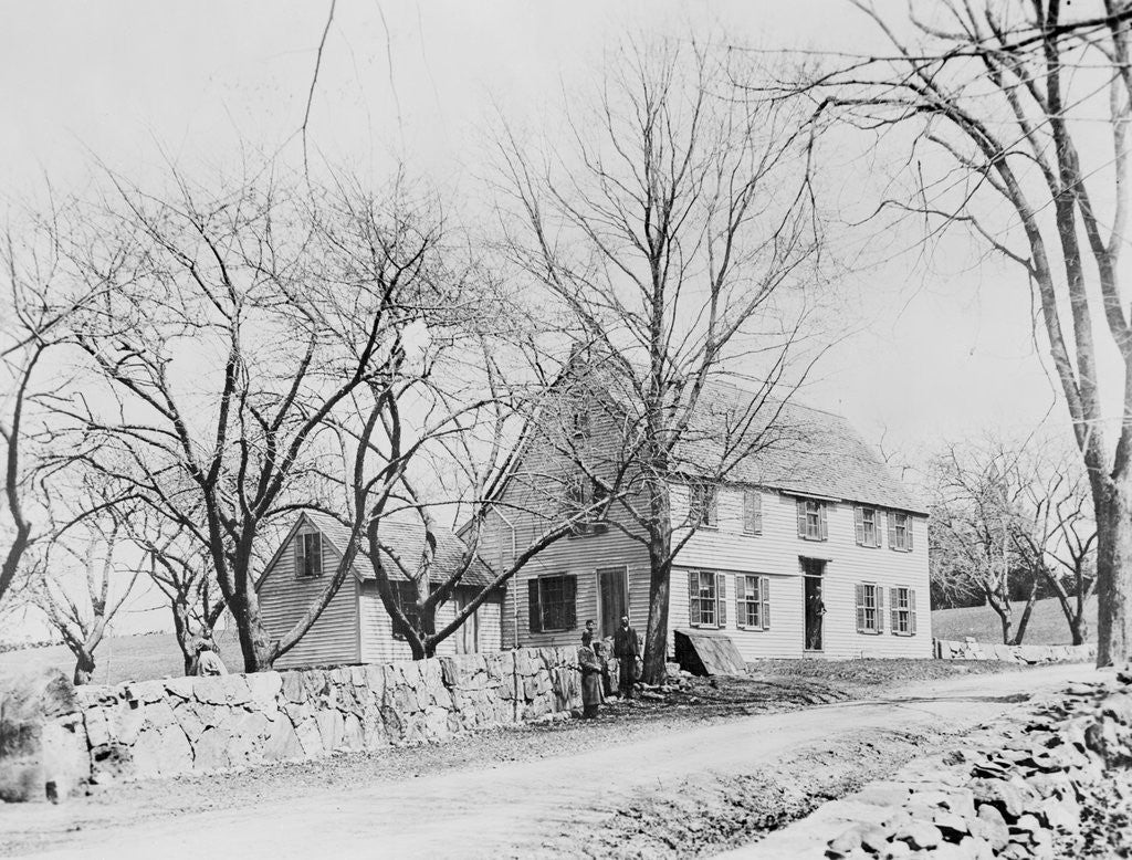 Detail of Sarah Osborne House Depicting American Architecture by Anonymous