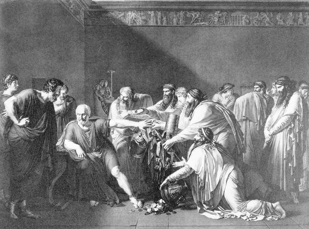 Detail of Hippocrates Resisting Offers from King of Persia by Anonymous