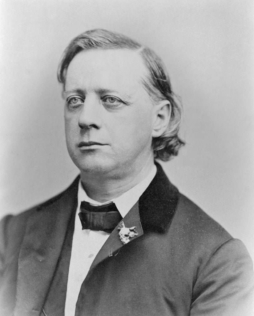 Detail of Portrait of Clergyman Henry Ward Beecher by Anonymous