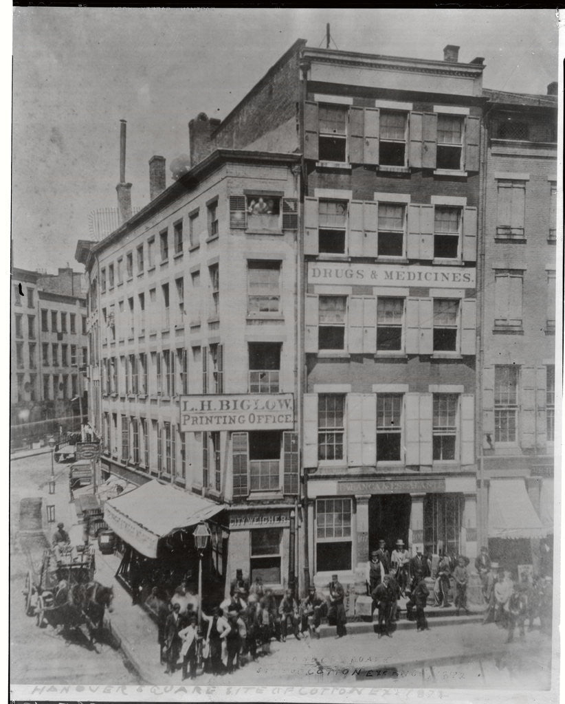 Detail of Early Hanover Square by Anonymous