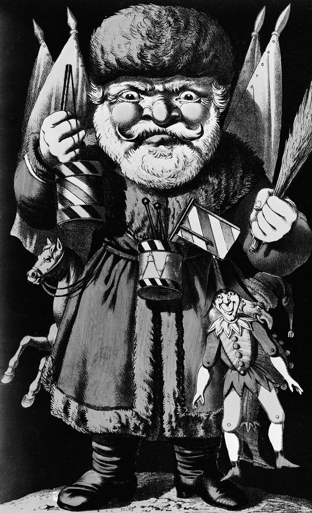 Detail of Santa Claus Holding For The Children by Anonymous