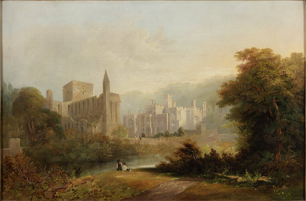 Detail of Brinkburn Grange and Ruins of Priory by John Wilson Carmichael