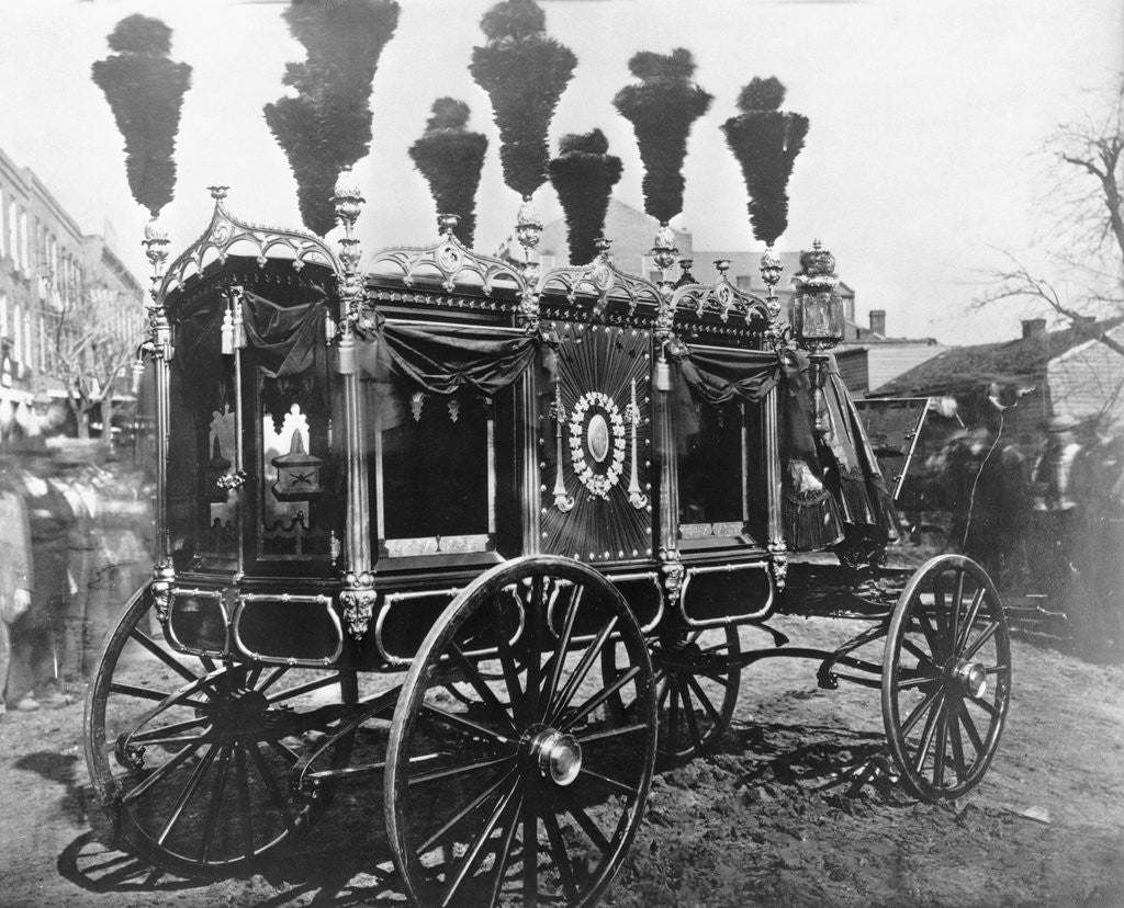 Detail of Hearse Carrying Abraham Lincoln's Body by Corbis