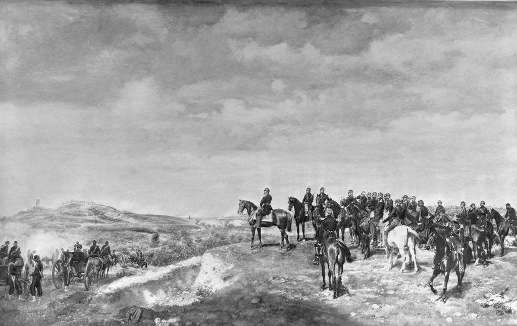 Detail of Napoleon III at Solferino by Jean-Louis-Ernest Meissonier