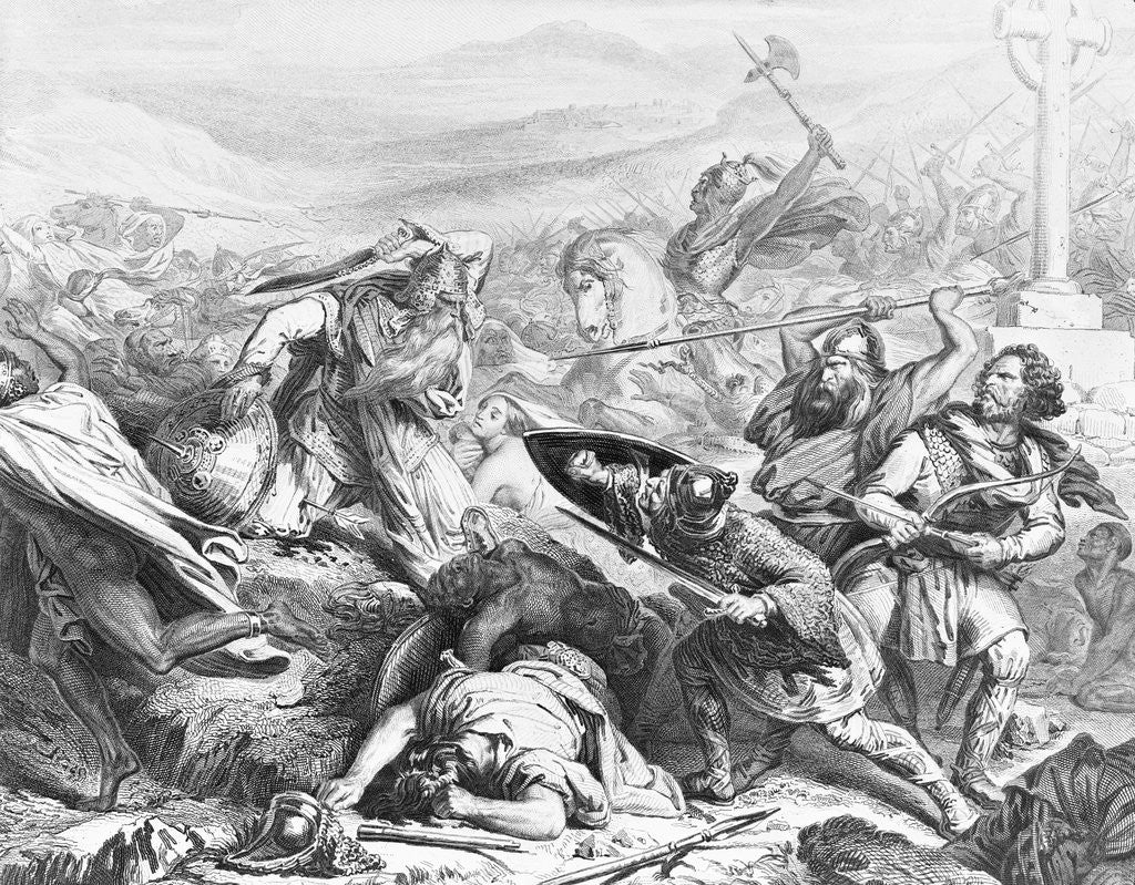 Detail of Battle of Tours by Anonymous