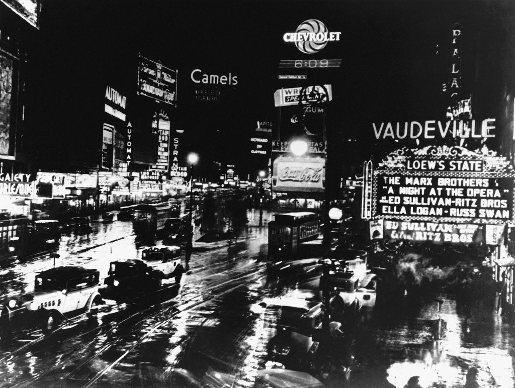 Detail of Times Square by Anonymous