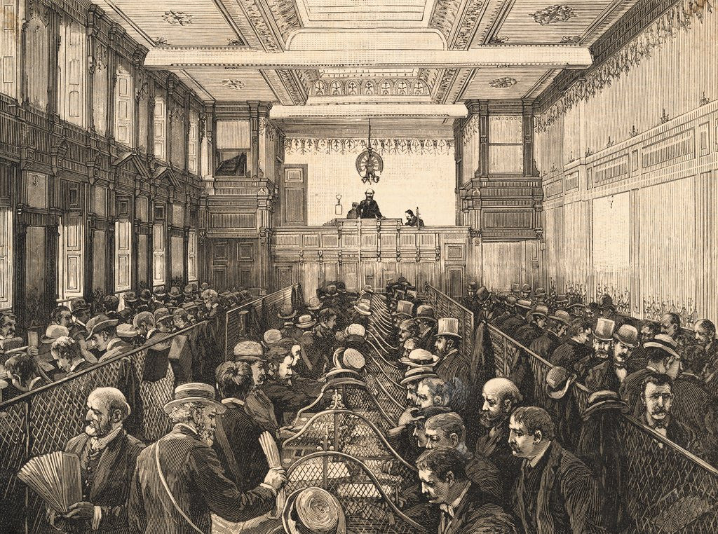 Detail of Illustration of Clearing House by Anonymous