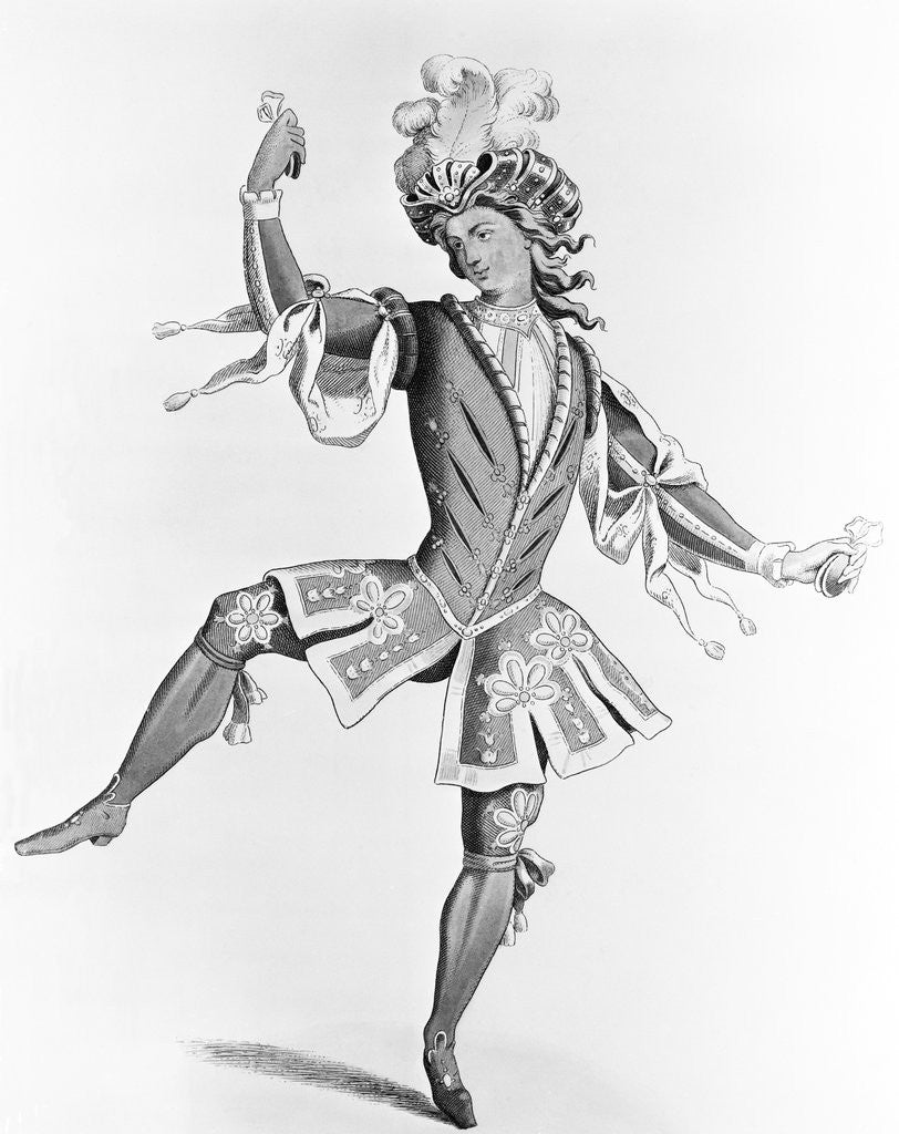 Detail of Illustration of Blackamoor Dancer by Anonymous