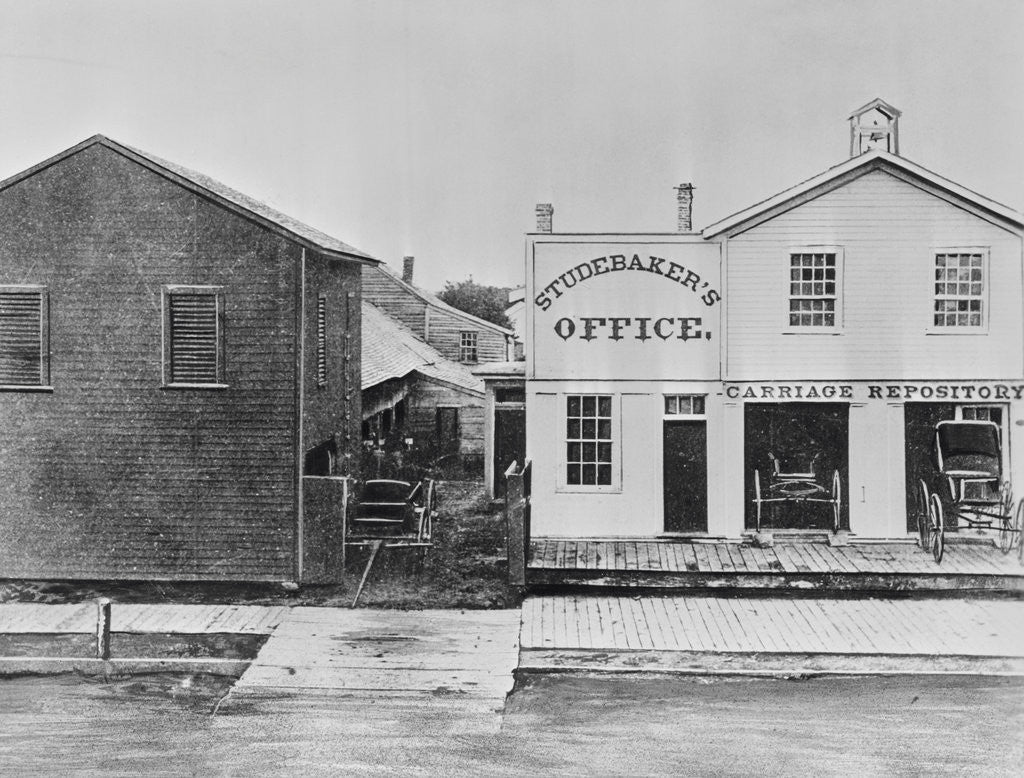 Detail of Studebaker Plant with Office and Shop by Anonymous