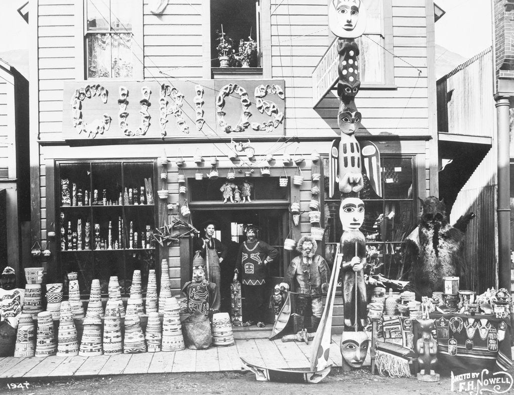 Detail of Curio Store by Anonymous