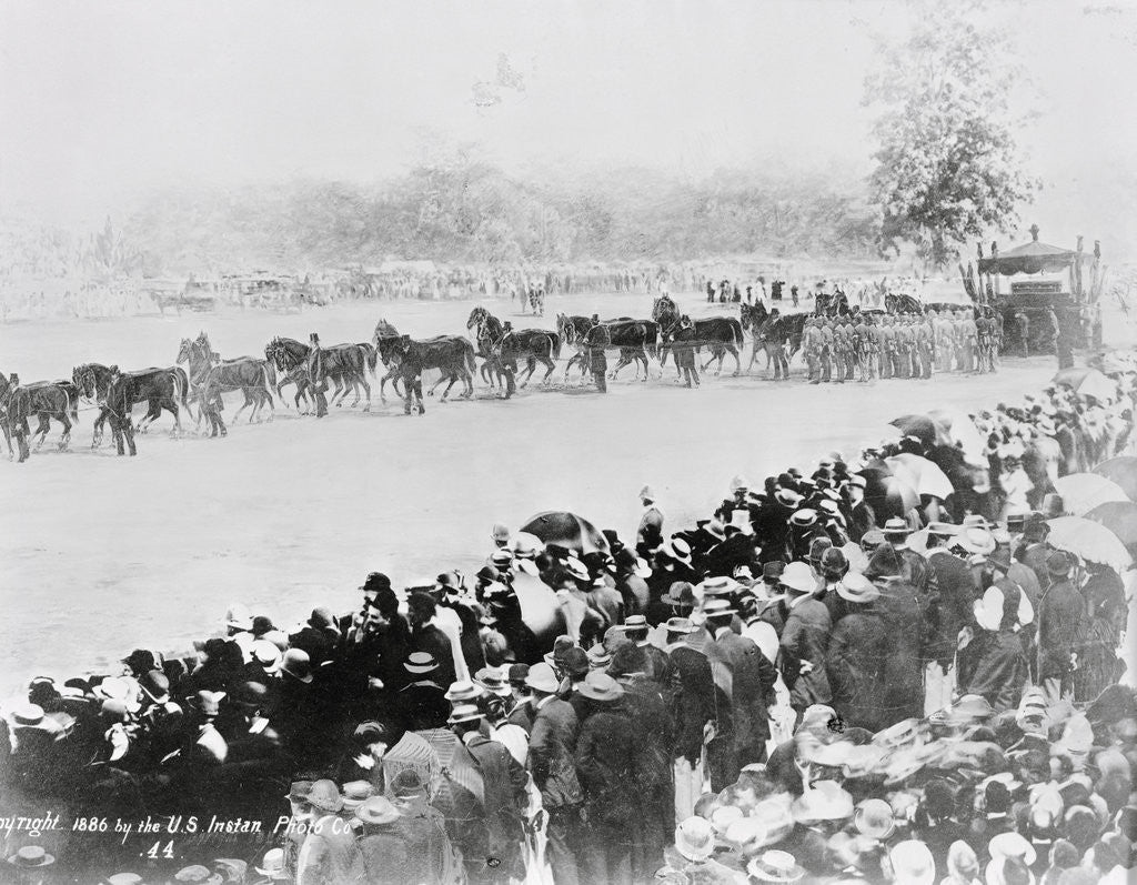 Detail of Funeral Procession at Grant's Funeral by Anonymous
