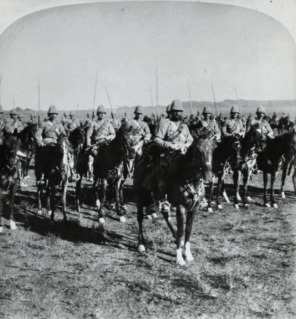 Detail of General French and His Men on Horseback During Boer War by Corbis