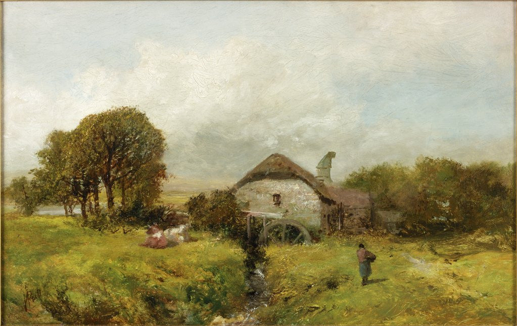 Detail of Mill near Sheppard, Devon by James Peel