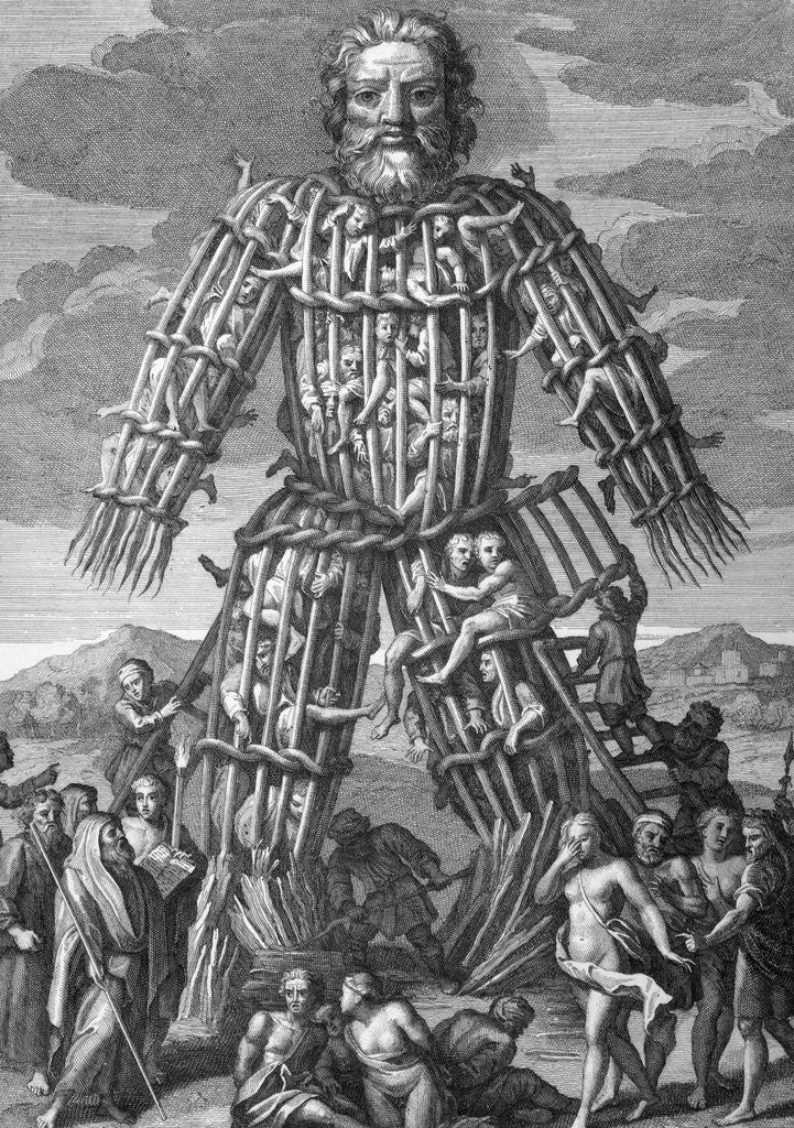 Detail of Colossus Made of Twigs by Anonymous