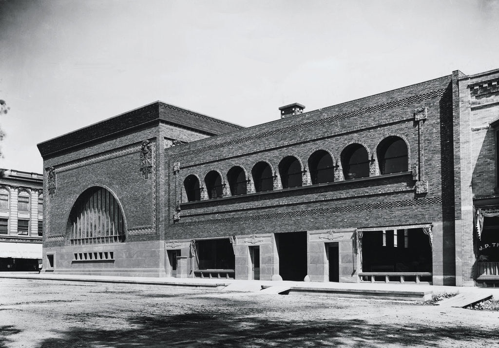 Detail of Exterior View of the National Farmers Bank by Louis Sullivan
