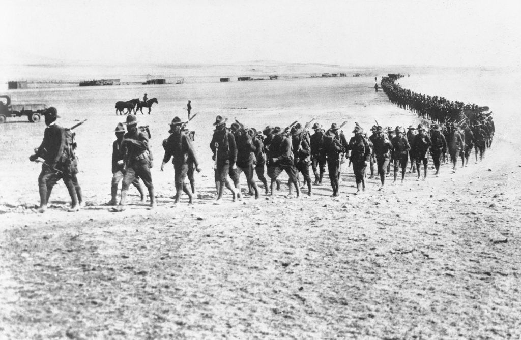 Detail of Troops Arriving in Mexico by Anonymous