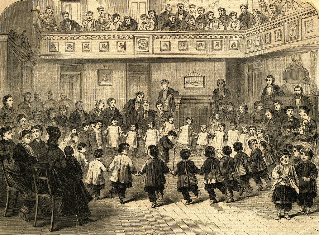 Detail of Children Dancing in Circle by Anonymous