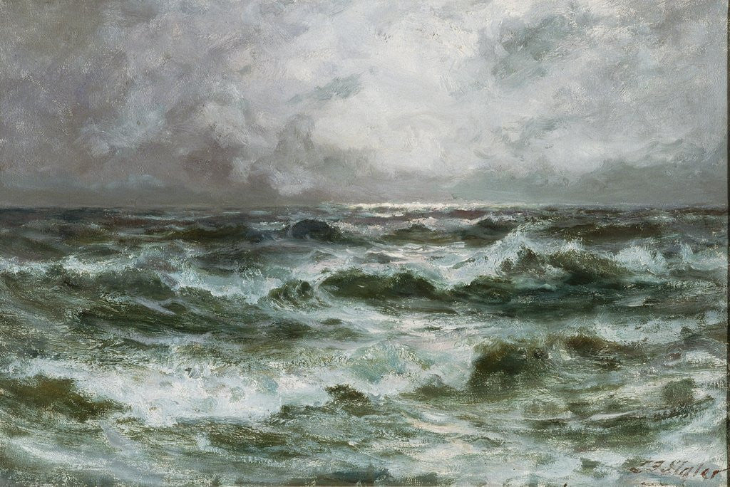 Detail of Seascape by John Falconar Slater