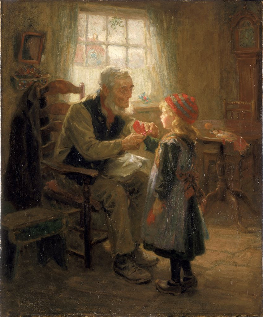 Detail of Mittens by Ralph Hedley