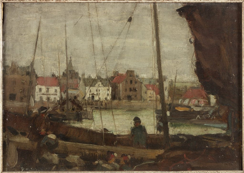Detail of The Harbour, Stonehaven by David Muirhead